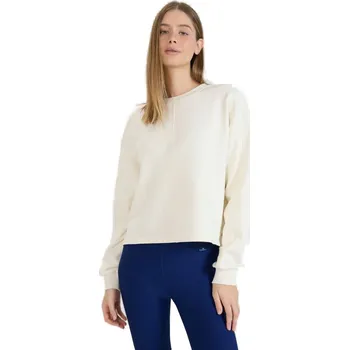 Pánská mikina Dámská mikina 4F-SWEATSHIRT F1543-11S-OFF WHITE Bílá XL