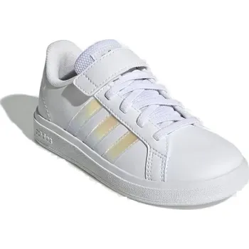 Dívčí tenisky Dívčí rekreační obuv ADIDAS-GRAND COURT 2.0 EL FTWWHT/IRIDES/FTWWHT Bílá 35