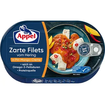 konzervovaná ryba Appel Zarte Filets in Piri-Mango-Creme 200 g
