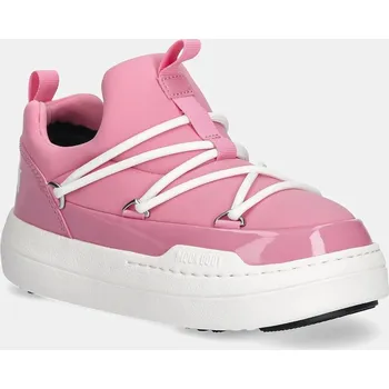 Dívčí sněhule Dětské sněhule Moon Boot MB JR PARK LOW LACE růžová barva, 80D3440060 80D3440060.G.35.38 30X, EUR 35