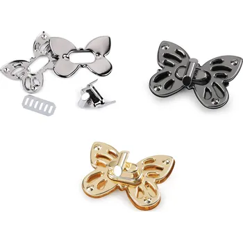 Kabelka Sada zapínání na kabelku motýl - 37 x 52 mm