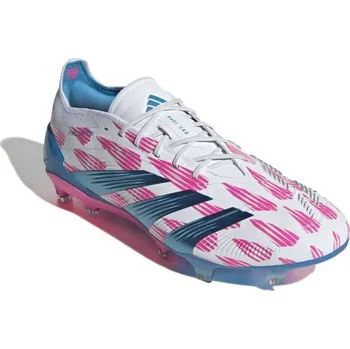 Kopačky Pánské fotbalové kopačky outdoorové ADIDAS-Predator Elite M FG cloud white/solar blue/solar pink Bílá 43 1/3