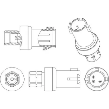 Autoelektrika Tlakový vypínač, klimatizace MAHLE ASE 6 000P