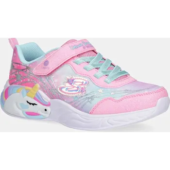 Chlapecká obuv Dětské sneakers boty Skechers UNICORN DREAMS 302299L růžová 30X, EUR 33.5