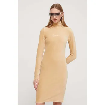Dámské šaty Šaty Karl Kani 6160787 béžová 80X, vel. XS