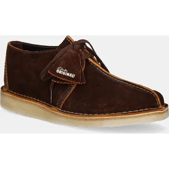 Pánské polobotky Semišové polobotky Clarks Originals Desert Trek, 45, hnědá, 89X