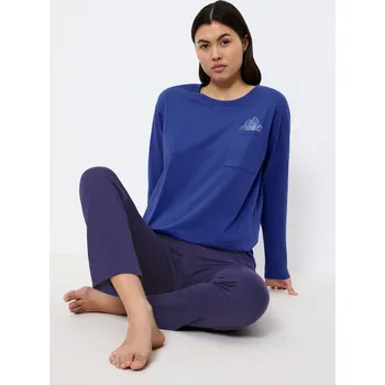 Dámské pyžamo Dámské pyžamo TRIUMPH SETS PK 01 LSL X BLUE 38 0