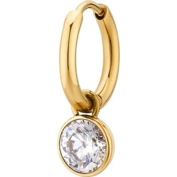 Náušnice Náušnice Brosway CHAKRA s kulatým přívěskem a zlatou úpravou - Chirurgická ocel 316L PVD