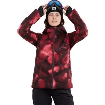 Dámská lyžařská bunda FUNDANGO-Elyra Padded Jacket-293-pomegranate Černá XS