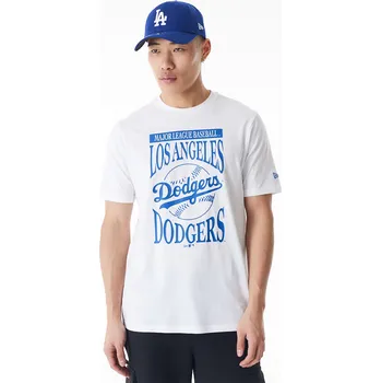 Triko s krátkým rukávem NEW ERA-MLB Bball stack graphic tee LOSDOD Bílá XXL