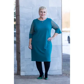 Dámské šaty Figo Společenské šaty CLAIRE Barva: Petrolejová, Velikost: 44