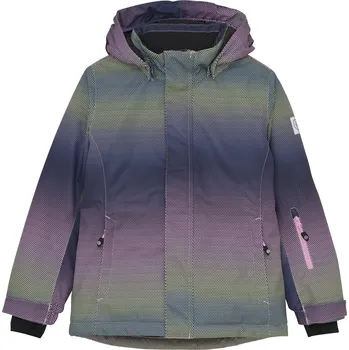Dívčí lyžařská bunda COLOR KIDS-Ski Jacket - AOP -4213-Bonbon Růžová 116