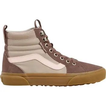 Pánská zimní obuv Dámská vycházková obuv VANS-WN Filmore HI VansGuard (Suede/Nylon) brown/gum Hnědá 38