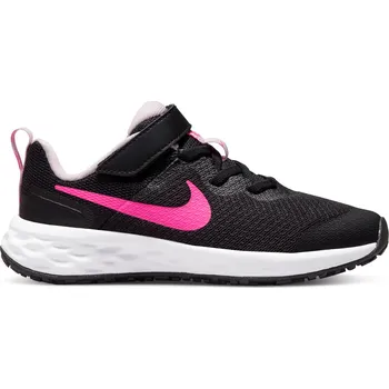 Pánská obuv Dívčí sportovní obuv (tréninková) NIKE-Revolution 6 PSV black/pink foam/hyper pink Černá 33