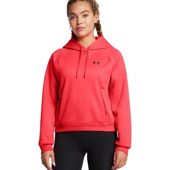 Dámská mikina Dámská zateplená mikina s kapucí UNDER ARMOUR-UA Armour Flc Pro Hdy-RED Červená L