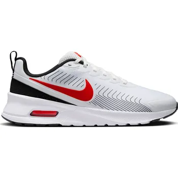 Pánská obuv Pánská rekreační obuv NIKE-Air Max Nuaxis M white/university red/black Bílá 45