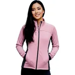 Dámská zateplená turistická mikina se zipem NORTHFINDER-JACLYN-521roseblack Růžová XS