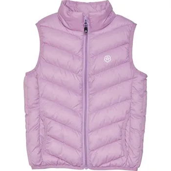 Dívčí bunda Dívčí vesta COLOR KIDS-Waistcoat Quilted - Packable, violet tulle Fialová 164