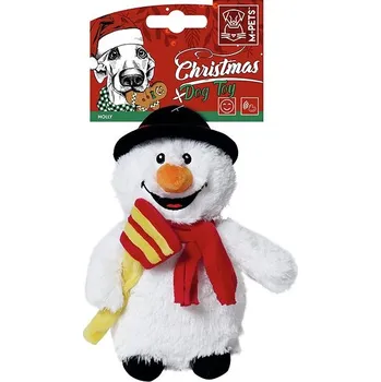 Hračka pro psa M-Pets Vánoční plyšová hračka sněhulák Holly 20 cm