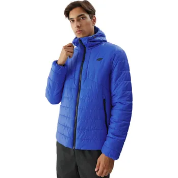 Pánská turistická bunda 4F-DOWN JACKET-AW23TDJAM245-36S-COBALT Modrá M