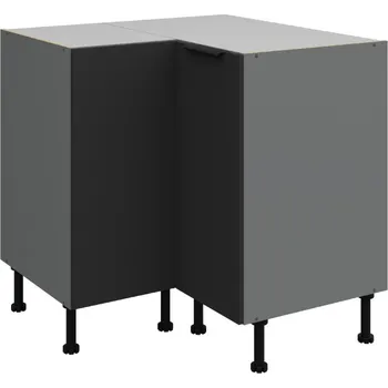 Stolarz Lempert Dolní rohová kuchyňská skříňka Aria ANT 90x90 DN 2F BB Zvolte barvu dvířek: černá