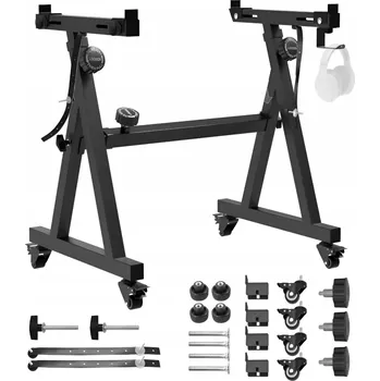 Klávesový stojan MOZOS KSX6 STOJAN NA KLÁVESY POD KEYBOARD PIANO S KOLEČKY MOBILNÍ