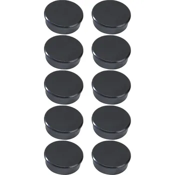 Dekorativní magnet Magnet DAHLE 95538 černý 38 mm – extra silný s ochranným krytem, balení 10 ks