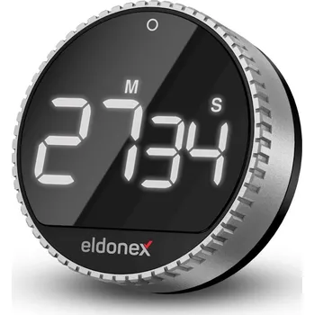 Kuchyňská minutka Eldonex ECL-1210-SL stříbrná/černá