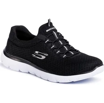 Dámská sportovní obuv Dámská rekreační obuv SKECHERS-Summits Slip-Ins W black/white Černá 40