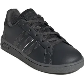Chlapecká obuv Juniorská rekreační obuv ADIDAS-Grand Court Camouflage carbon/grey four/core black Černá 33