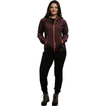 Dámská softshellová bunda Dámská turistická softshellová bunda NORTHFINDER-DONNA-481-plum Fialová M