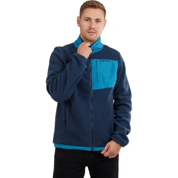 Pánská mikina Pánská turistická mikina se zipem FUNDANGO-Haven Hybrid Jacket-486-patriot blue Modrá S