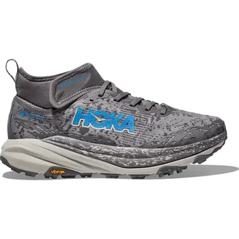 Pánská sportovní obuv Pánská běžecká trailová obuv HOKA-Speedgoat 6 Mid GTX satellite grey/stardust Šedá 42
