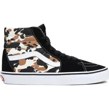 Dámská vycházková obuv VANS-UA SK8-HI cow multi color Hnědá 38,5