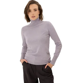 Pánský svetr Dámský svetr VOLCANO-S-JULI-404M-HEATHER MEL Šedá XS