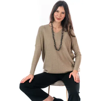 Dámský svetr Dámský svetřík JUNKO Béžová 46/48