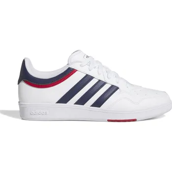 Pánská tenisová obuv Pánská rekreační obuv ADIDAS-Hoops 4.0 M cloud white/dark blue/team power red Bílá 44