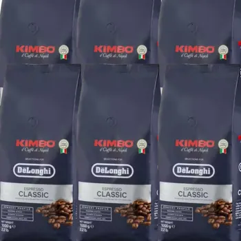 Káva DeLonghi Kimbo Espresso Classic 6 x 1kg