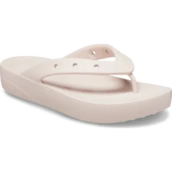 Dámská obuv Dámské žabky (plážová obuv) CROCS-Classic Platform Flip W quartz Růžová 38/39