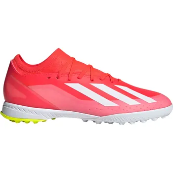 Kopačky Pánské fotbalové kopačky turfy ADIDAS-X Crazyfast League M TF solar red/cloud white/solar yellow Červená 42 2/3