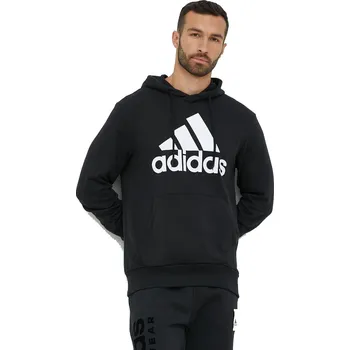 Pánská mikina Pánská mikina s kapucí ADIDAS-M BL FT HD-IC9363-Black Černá XXL