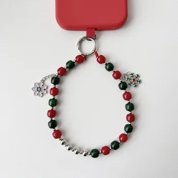 Přívěsek VSECHNONAMOBIL 129867 JOYBEADS Vánoční přívěsek na mobil SNĚHOVÉ VLOČKY