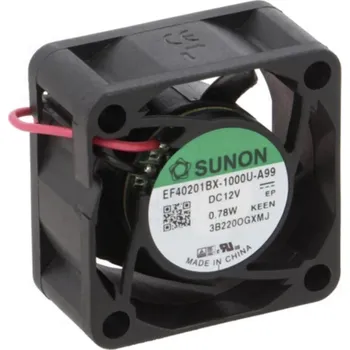 Počítačové chlazení Sunon DC axiální ventilátor 40×40×20 mm, 12 V DC, 28.5 dB EF40201BX-1000U-A99