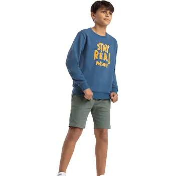 Chlapecká mikina Chlapecká mikina VOLCANO- B-ANDY JUNIOR 611 BLUE Modrá 158/164