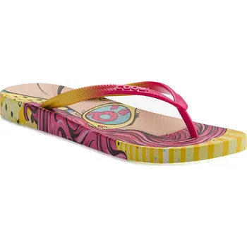 Dámské žabky Dámské žabky (plážová obuv) COQUI-Kaja Printed wow/lt. fuchsia Růžová 42