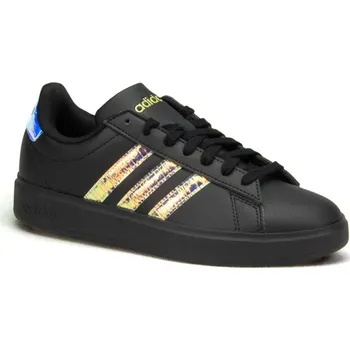 Pánská tenisová obuv Dámská rekreační obuv ADIDAS-Grand Court 2.0 core black/core black/matt gold Černá 38