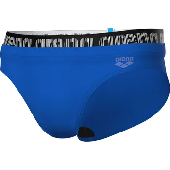 Pánské plavky Pánské plavecké plavky ARENA-MENS ELASTIC LOGO SWIM BRIEFS Modrá 4XL
