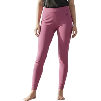 Dámské legíny Dívčí legíny 4F JUNIOR-TIGHTS CAS F244-4FJWAW25TTIGF244-53S-DARK PINK Růžová 164