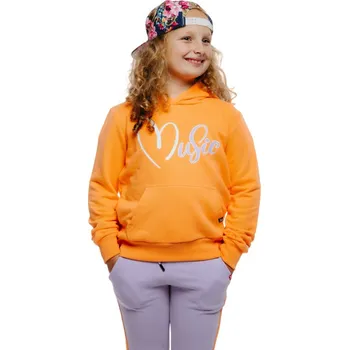 Dámská mikina Dívčí mikina s kapucí AUTHORITY-H-INFLUR G papaya Oranžová 164/170