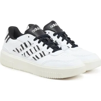 Dámská tenisová obuv Dámská rekreační obuv ADIDAS-Courtblock Bold W cloud white/cloud white/core black Bílá 42